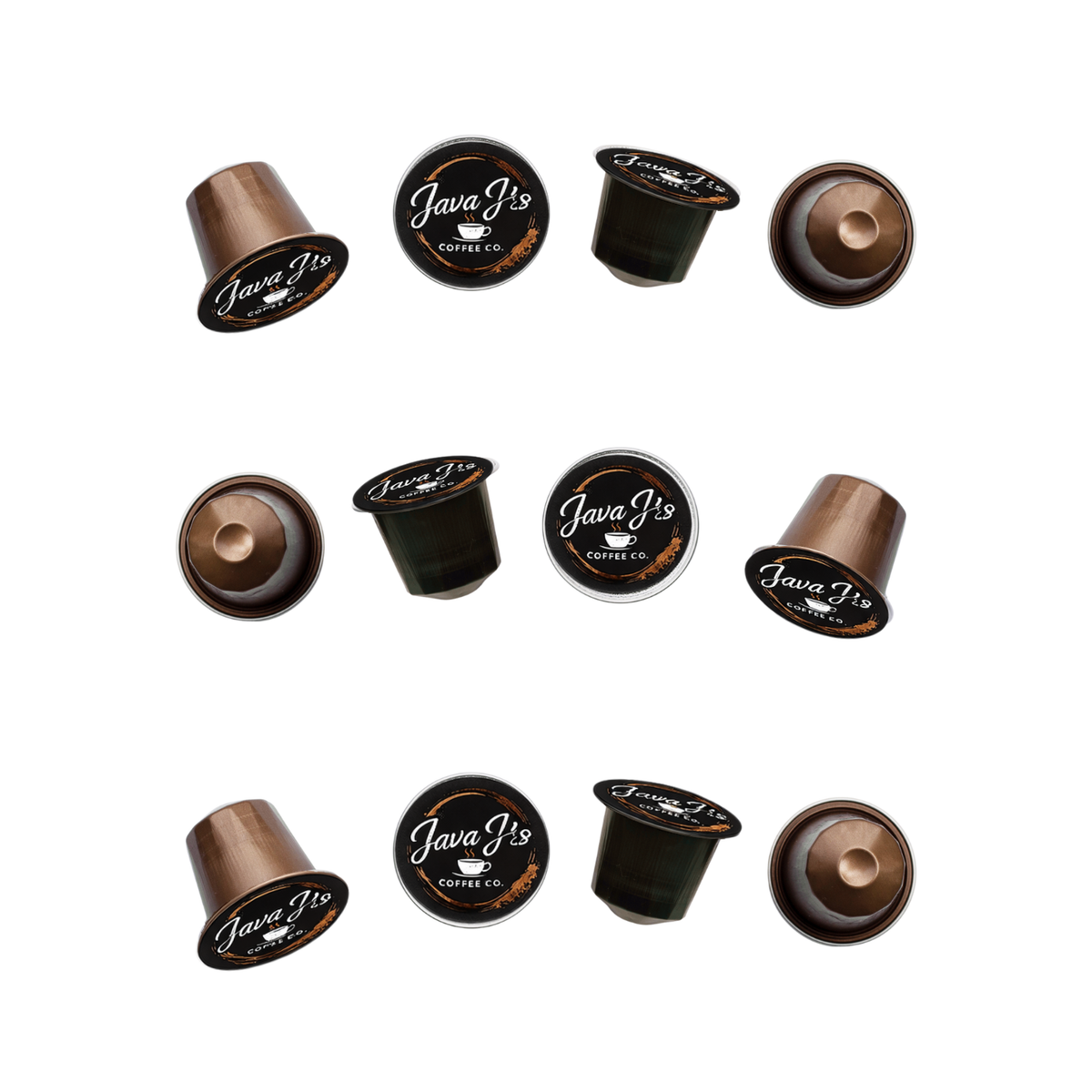 Java Cap Coffee 12 Pack Coffee Pods – Java J's Coffee Co.