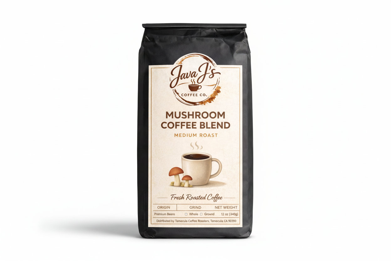 Coffee with Mushrooms Medium Roast