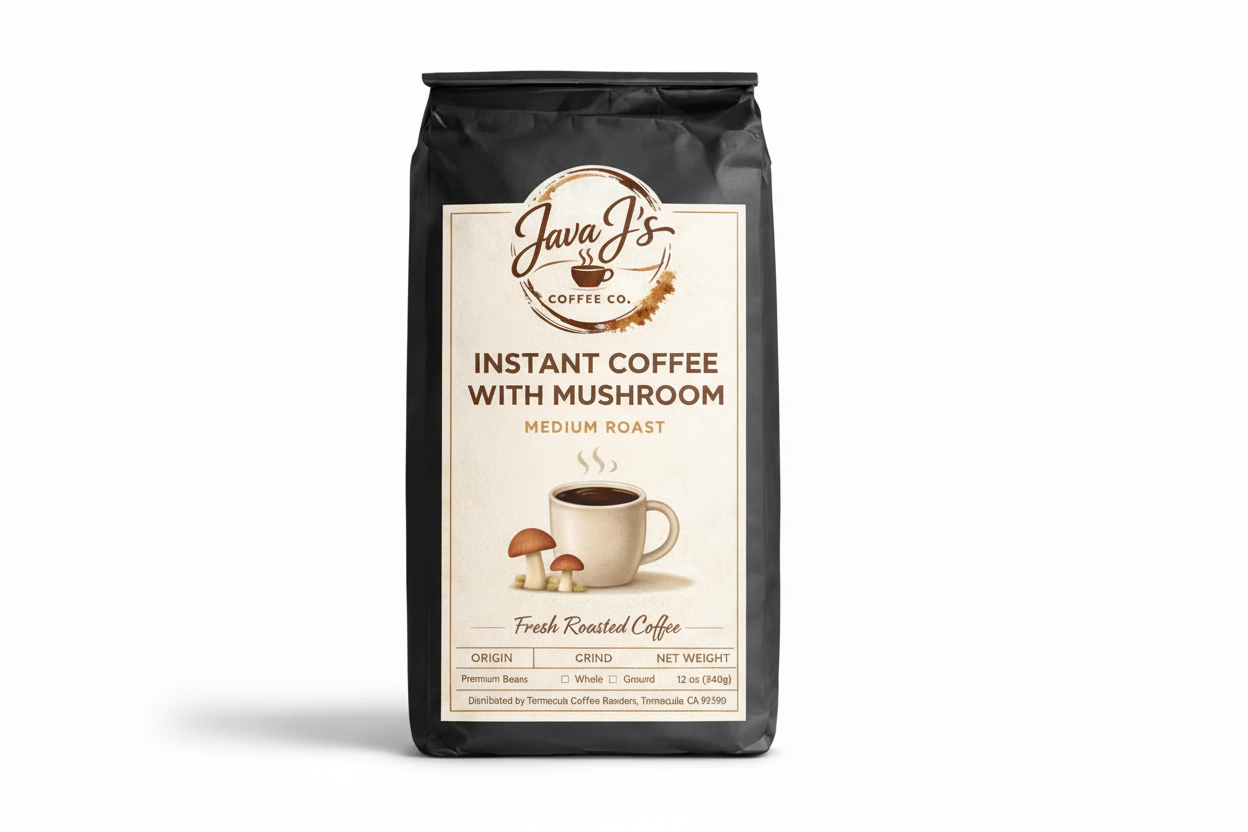 Instant Coffee with Mushroom