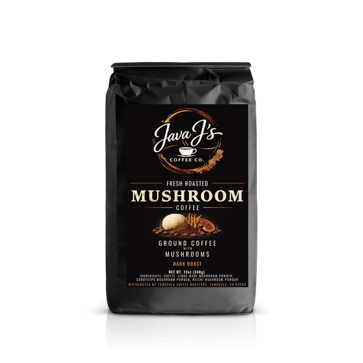 Coffee with Mushrooms Dark Roast